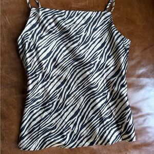 Stylish Zebra Print Camisole
